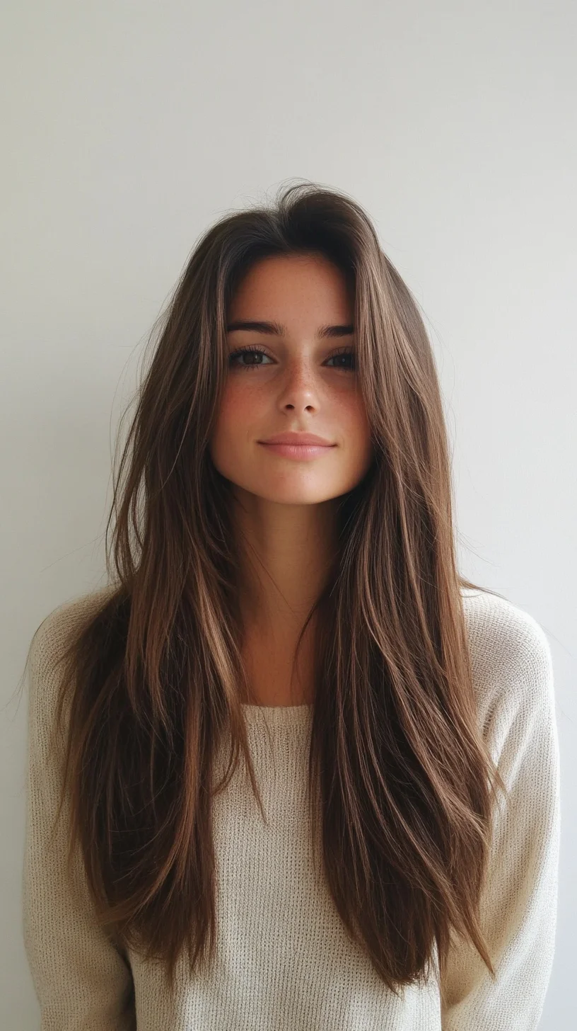 Effortlessly Chic: The Long, Layered Mane