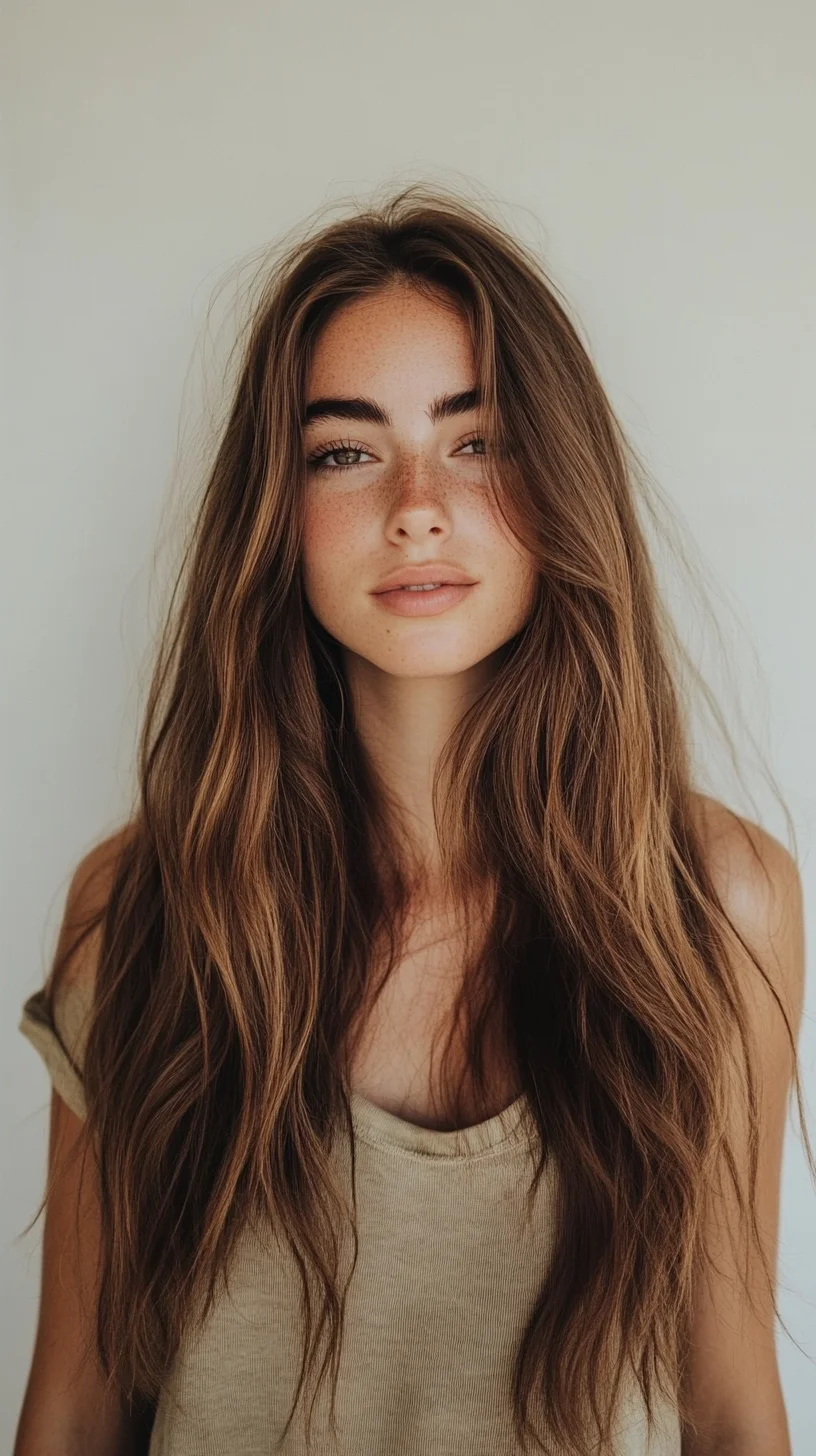 Effortlessly Chic: The Long, Wavy, Bohemian Hairstyle