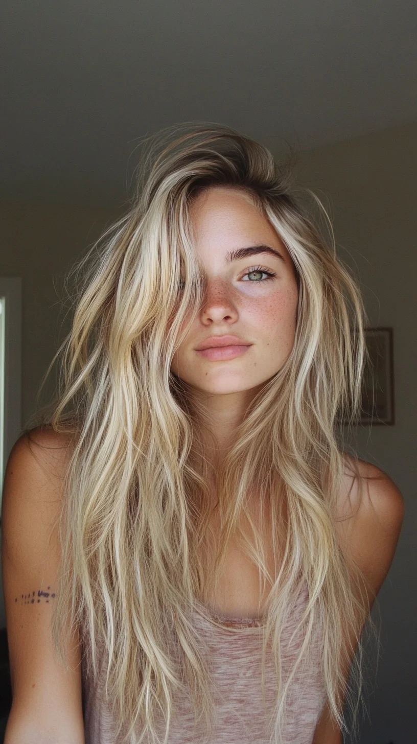 Effortlessly Chic: The Loose, Textured Beach Waves