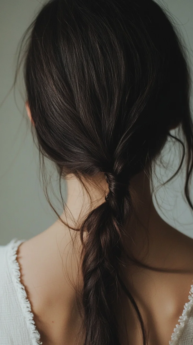 Effortlessly Chic: The Loose Twisted Braid for a Relaxed Vibe