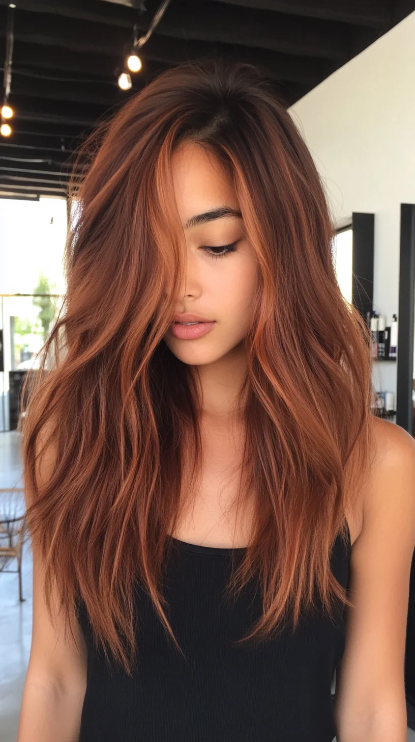 Effortlessly Chic: The Luscious Copper Beach Waves