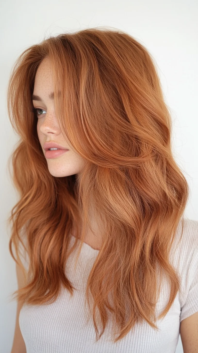 Effortlessly Chic: The Luscious Layered Beach Waves