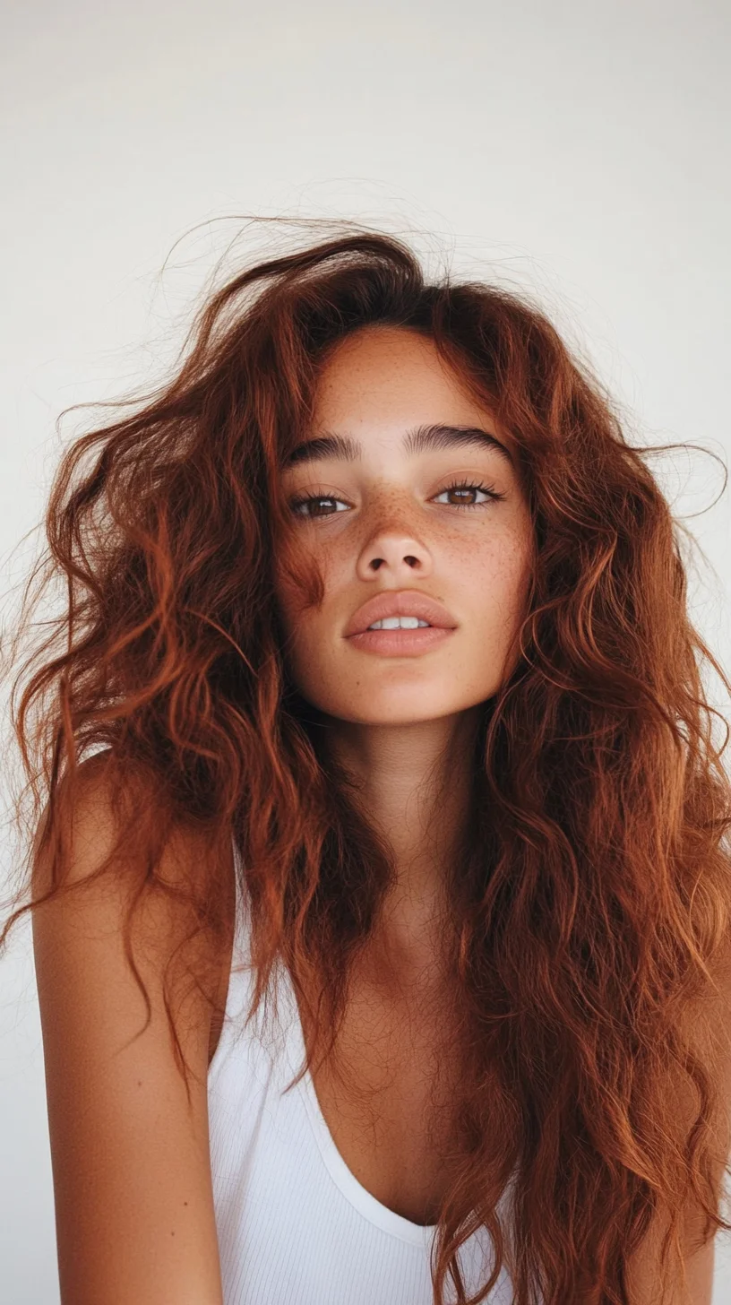 Effortlessly Chic: The Luscious Layered Curly Mane