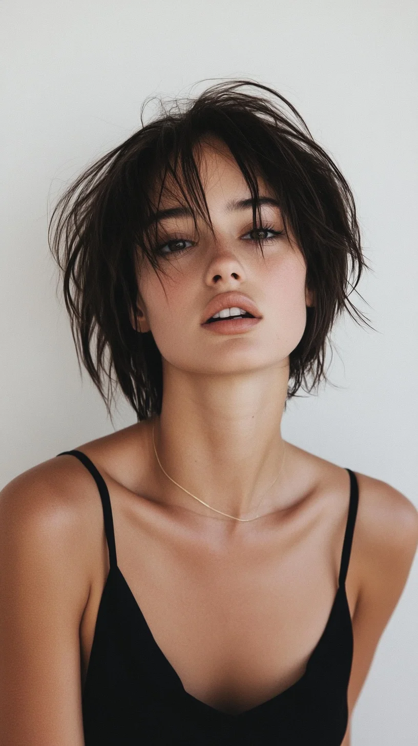 Effortlessly Chic: The Messy Bob That Defines Modern Elegance