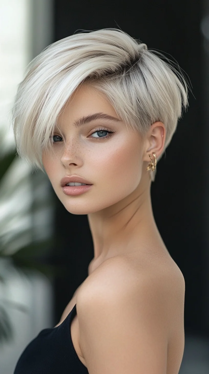 Effortlessly Chic: The Modern Asymmetrical Bob with Textured Layers