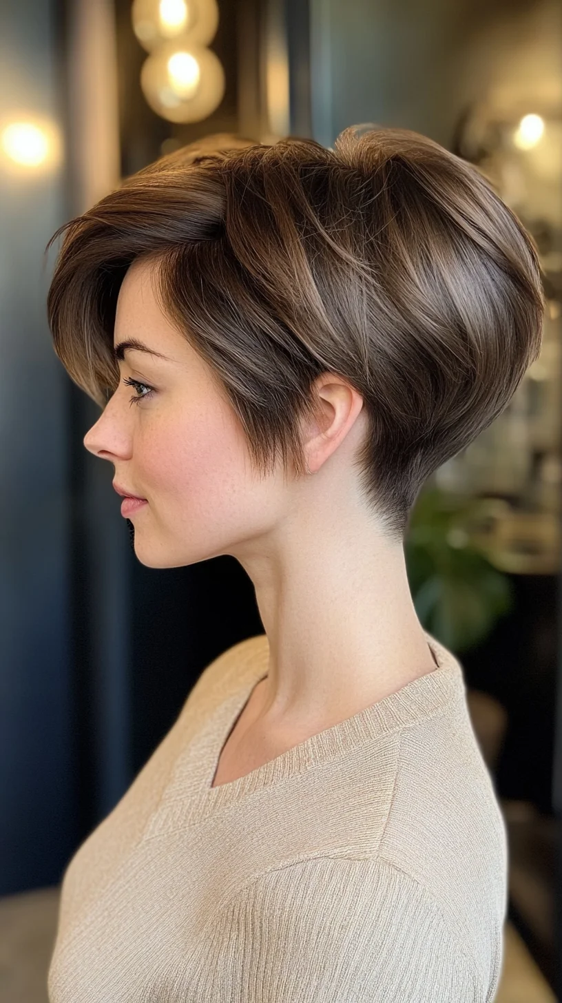 Effortlessly Chic: The Modern Asymmetrical Bob with Volume Boost