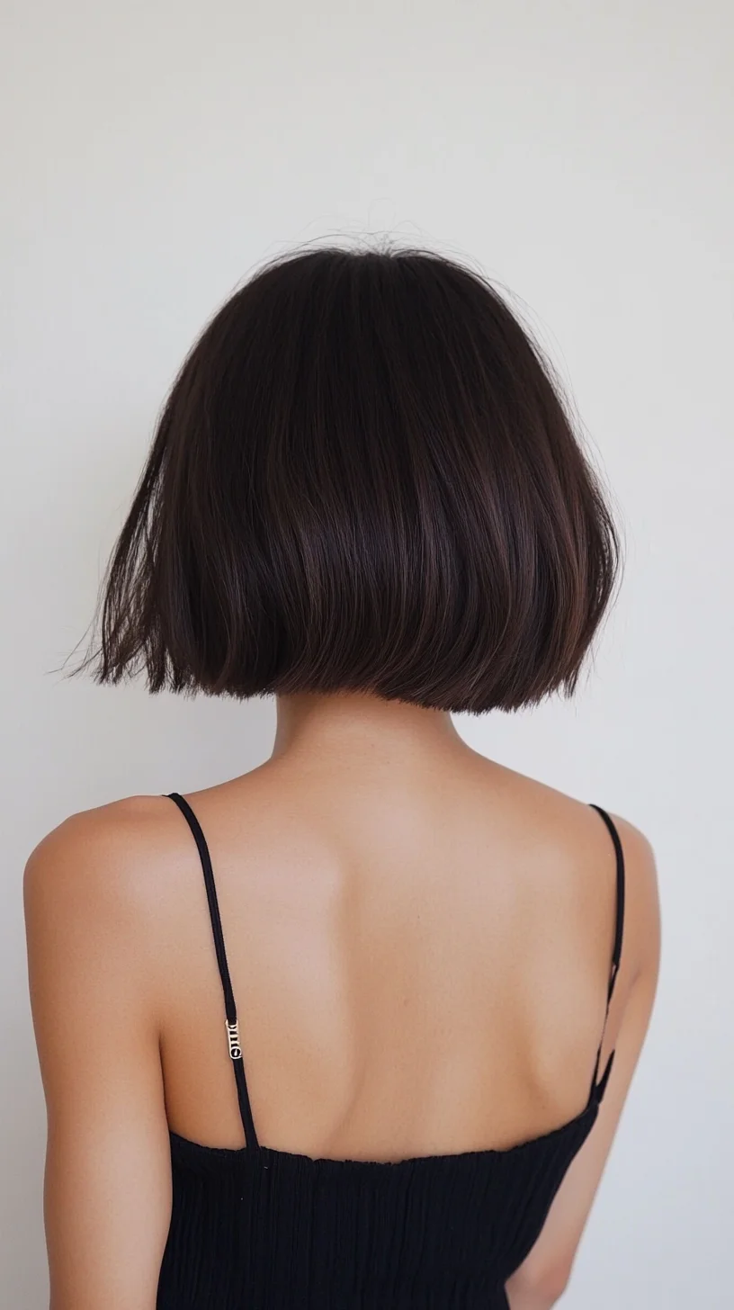 Effortlessly Chic: The Modern Blunt Bob