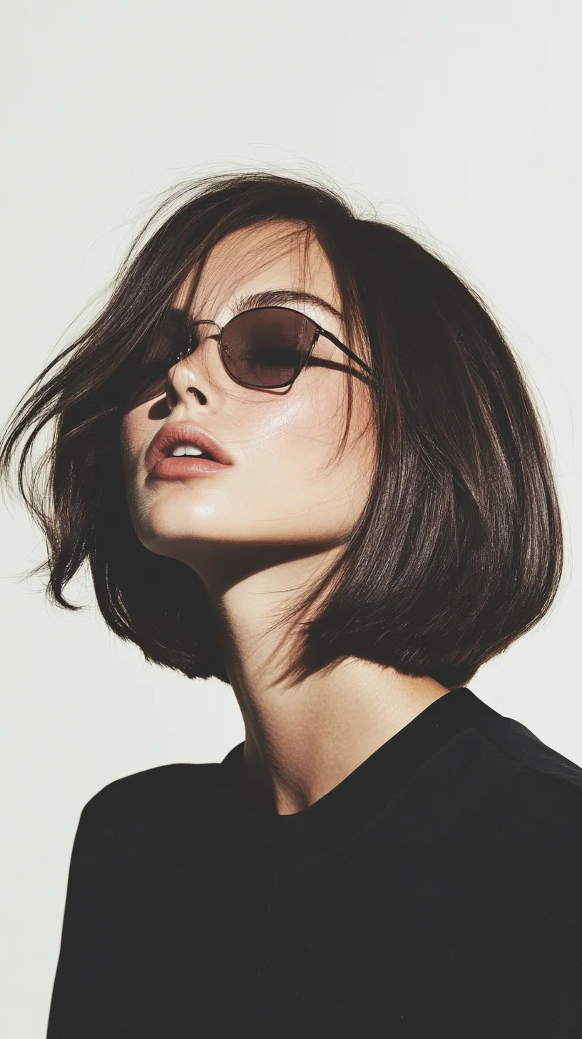 Effortlessly Chic: The Modern Bob with Subtle Waves