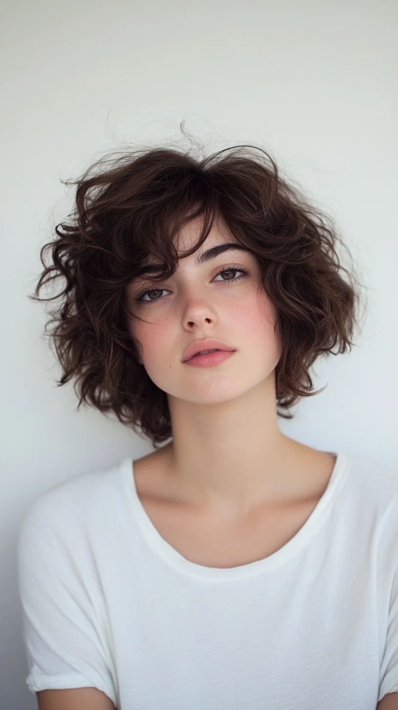 Effortlessly Chic: The Modern Curly Bob