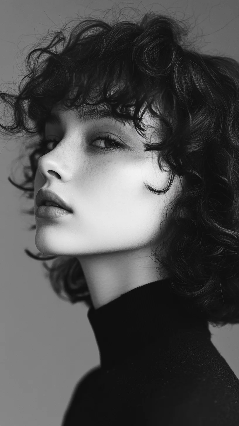 Effortlessly Chic: The Modern Curly Bob for a Timeless Look