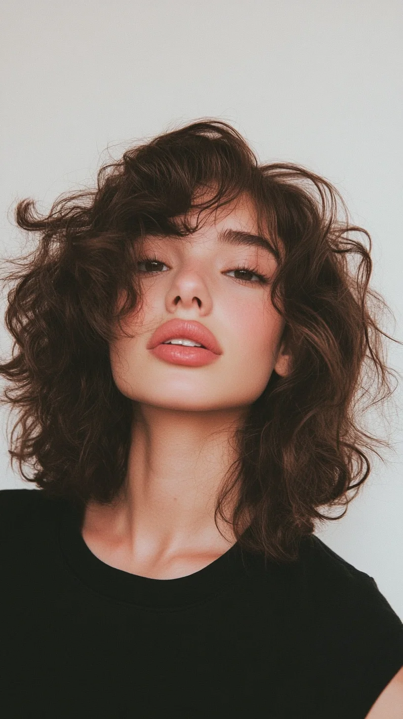 Effortlessly Chic: The Modern Curly Bob