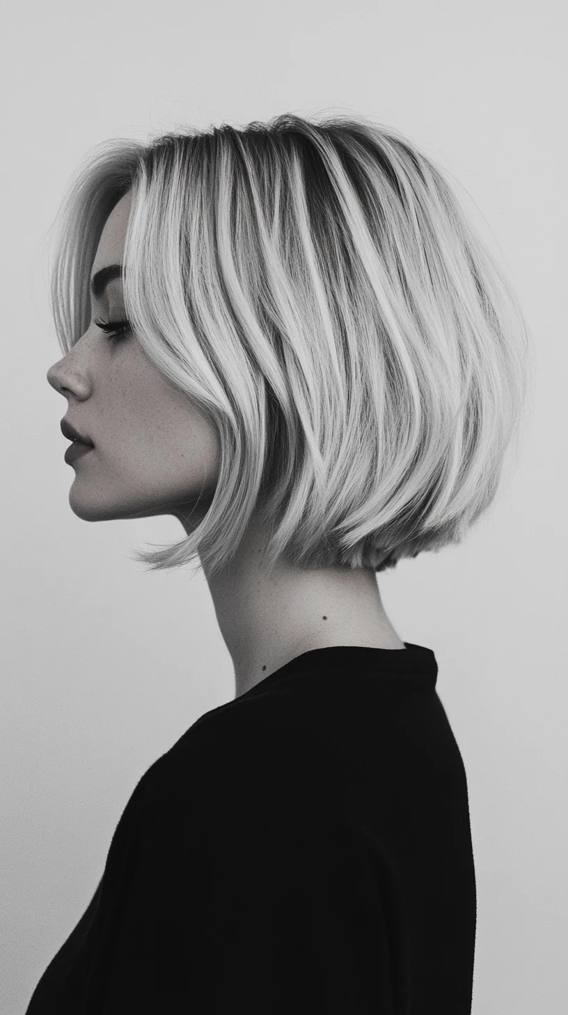 Effortlessly Chic: The Modern Layered Bob