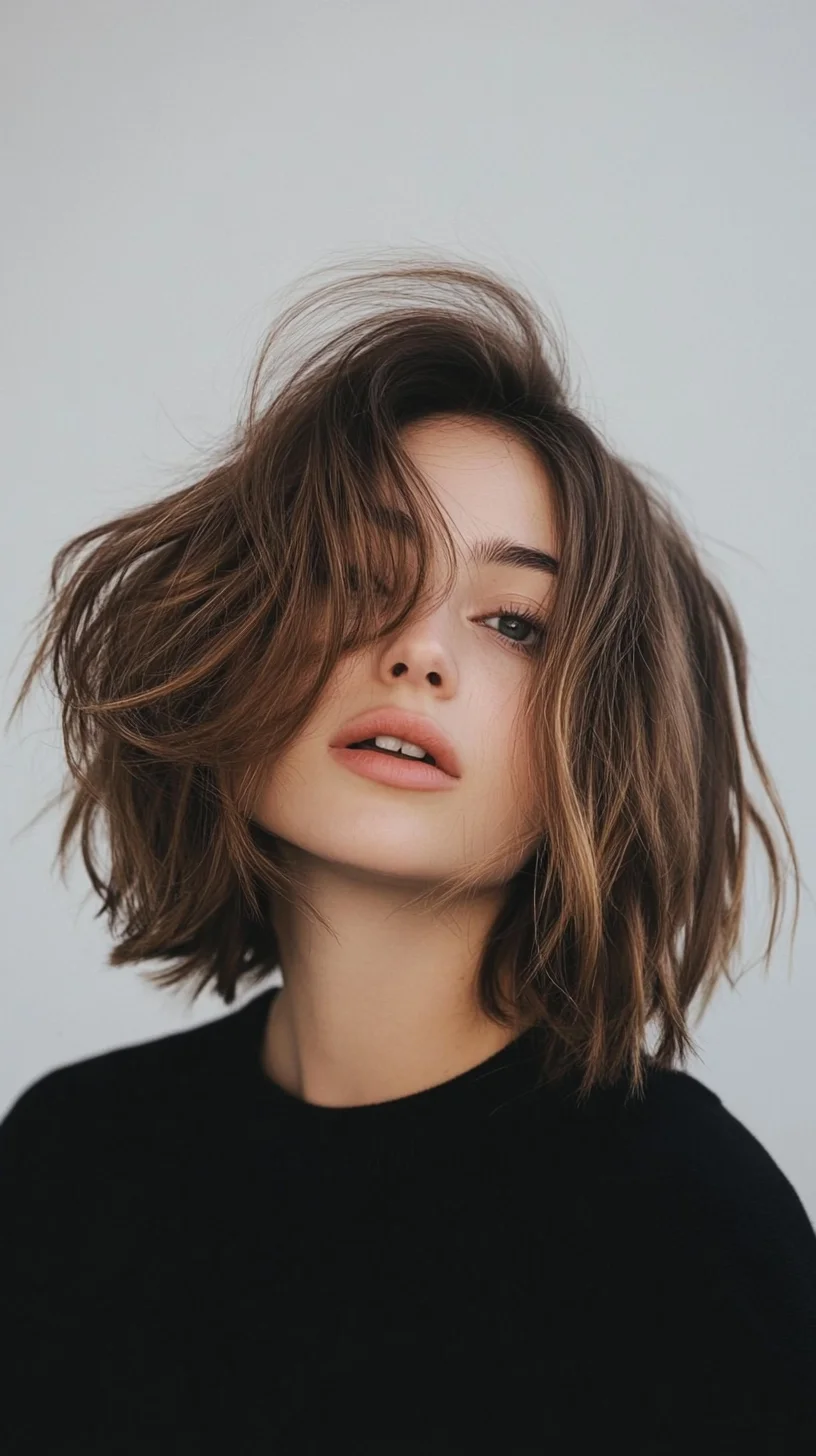 Effortlessly Chic: The Modern Messy Bob