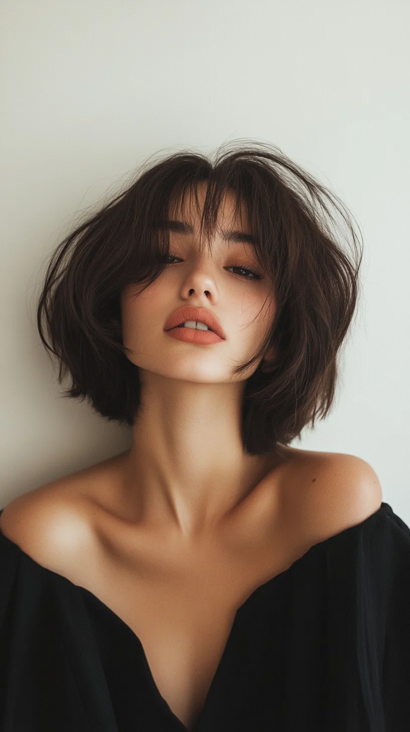 Effortlessly Chic: The Modern Shag Bob for a Flawless Look