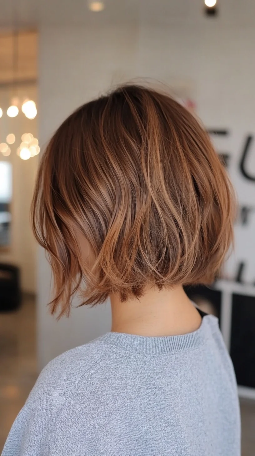 Effortlessly Chic: The Modern Shaggy Bob