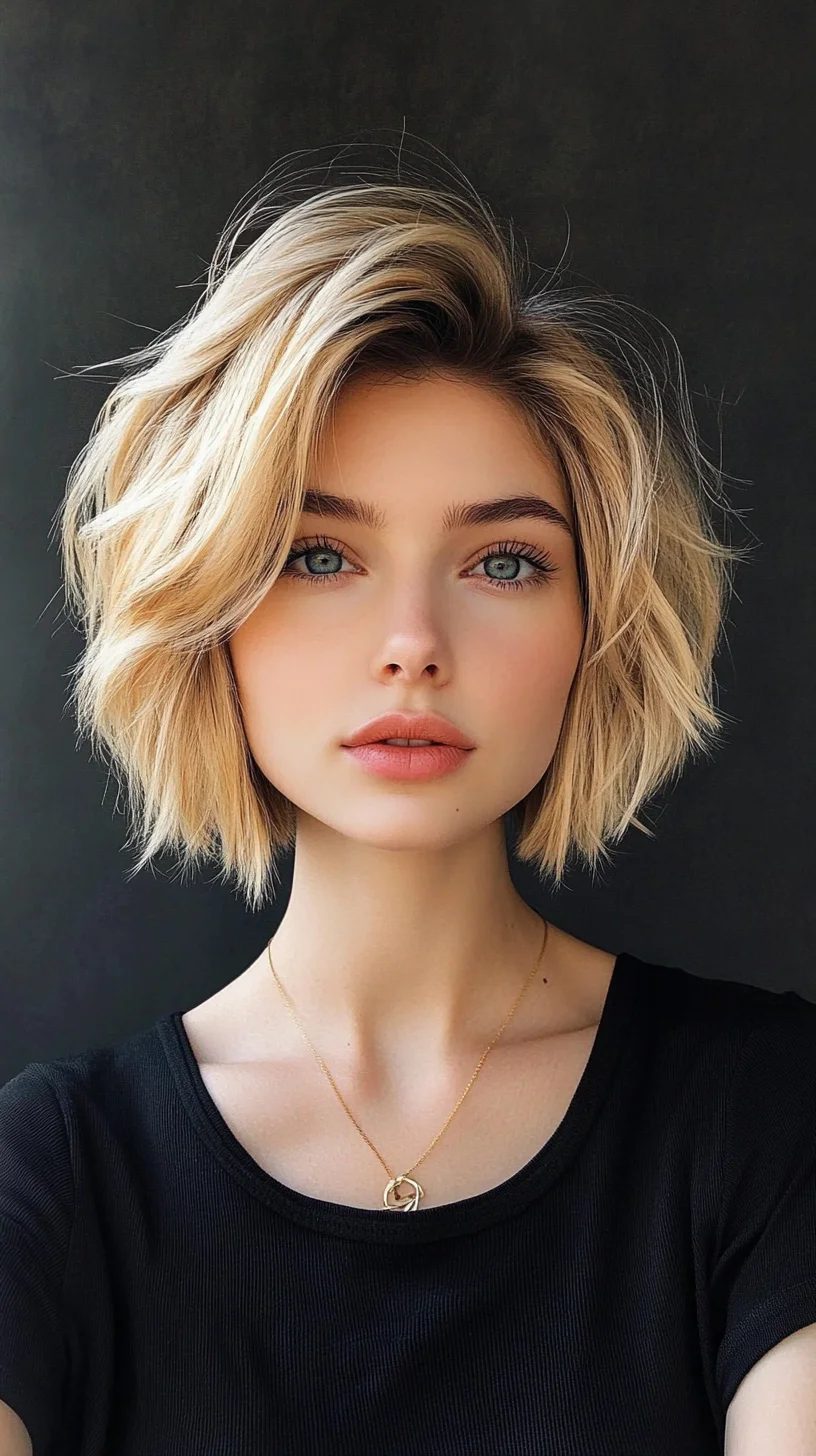 Effortlessly Chic: The Modern Shaggy Bob for a Flawless Look