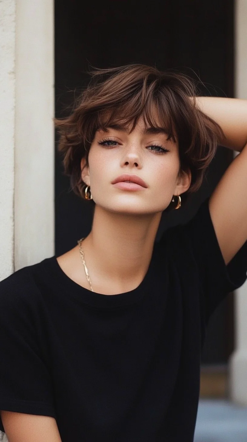 Effortlessly Chic: The Modern Textured Bob