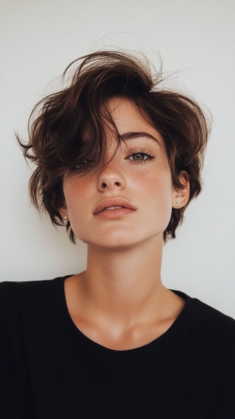 Effortlessly Chic: The Modern Textured Bob