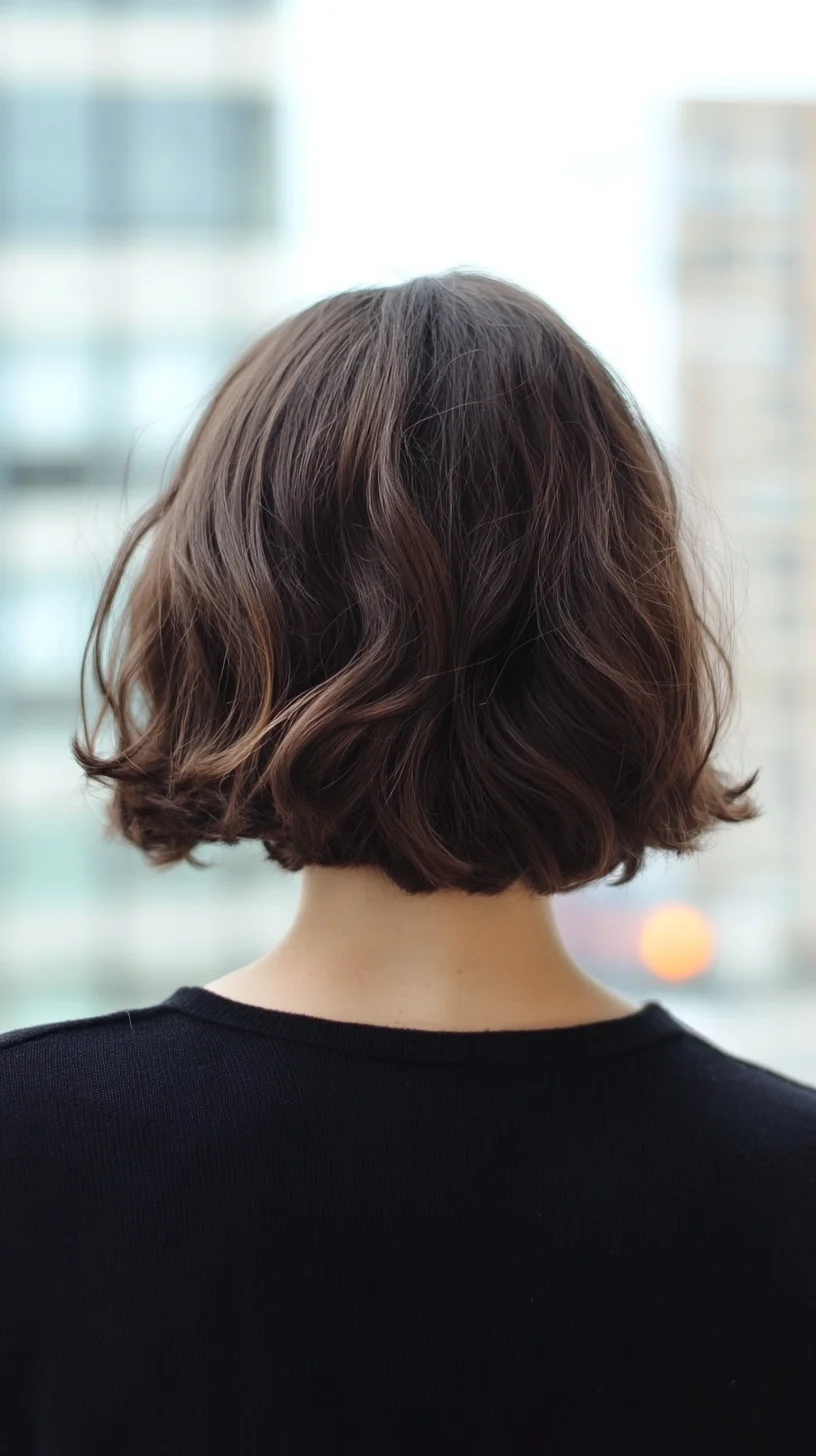 Effortlessly Chic: The Modern Textured Bob