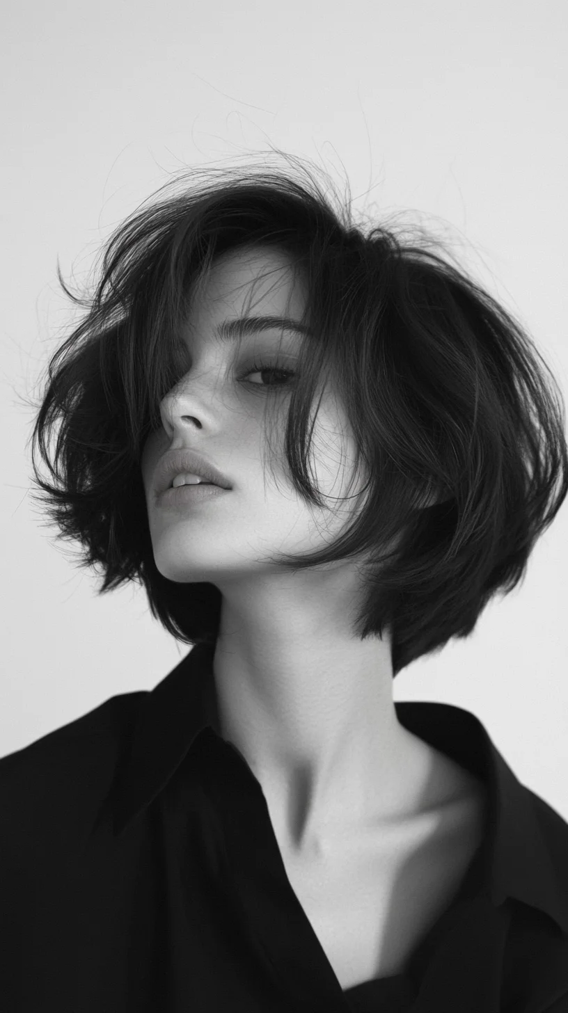 Effortlessly Chic: The Modern Textured Bob