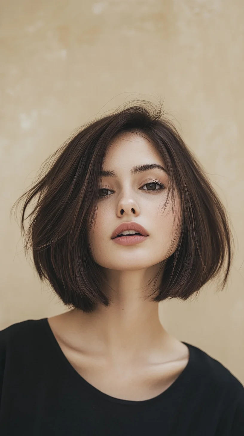 Effortlessly Chic: The Modern Textured Bob