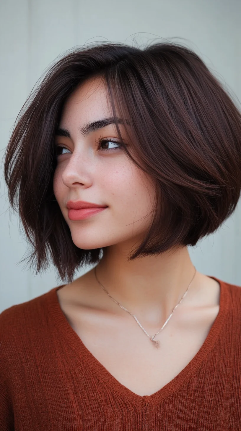 Effortlessly Chic: The Modern Textured Bob for a Sophisticated Look