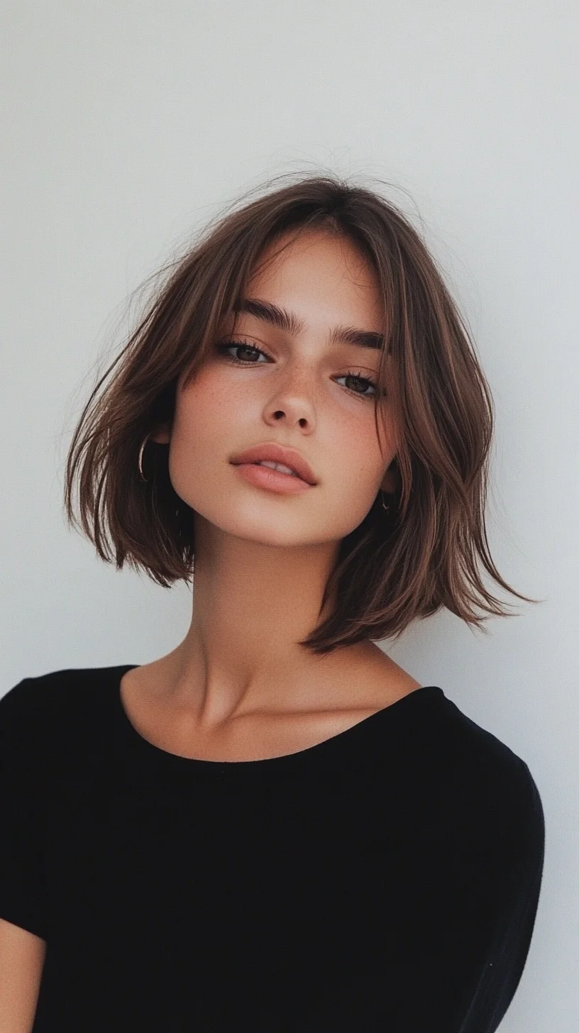 Effortlessly Chic: The Modern Textured Bob for Everyday Elegance