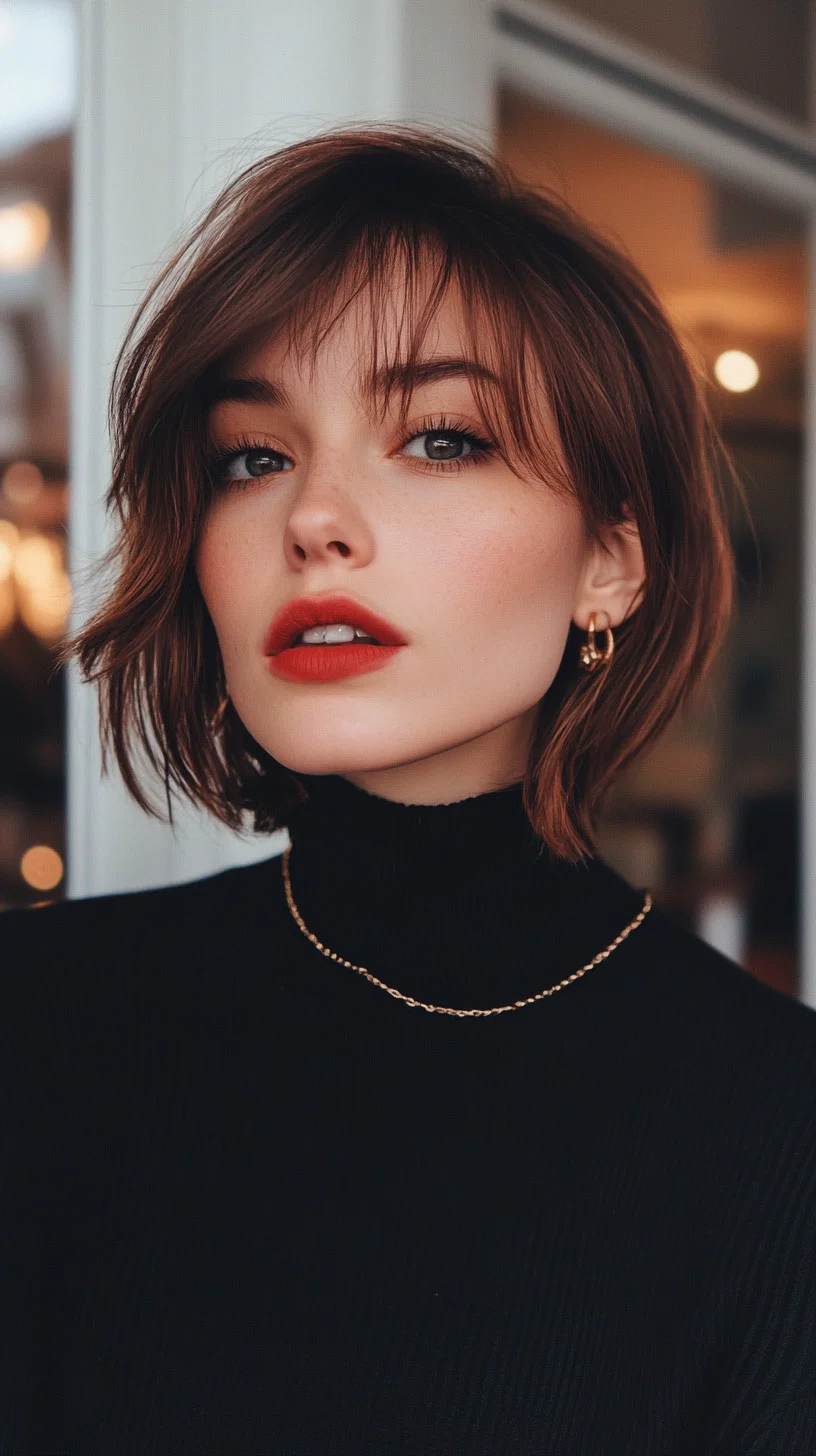 Effortlessly Chic: The Modern Textured Bob for Every Occasion