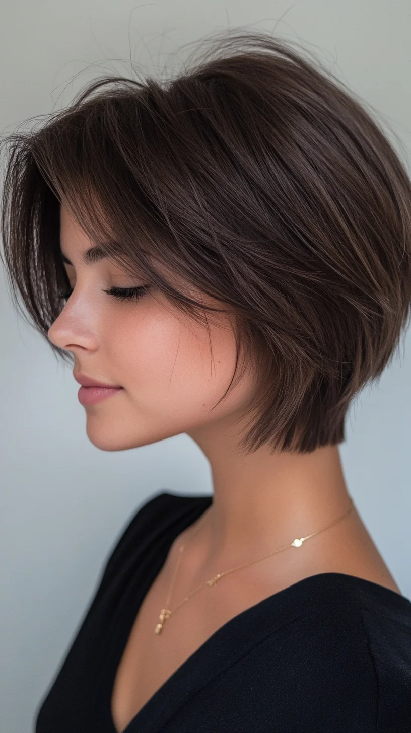 Effortlessly Chic: The Modern Textured Bob for Every Occasion