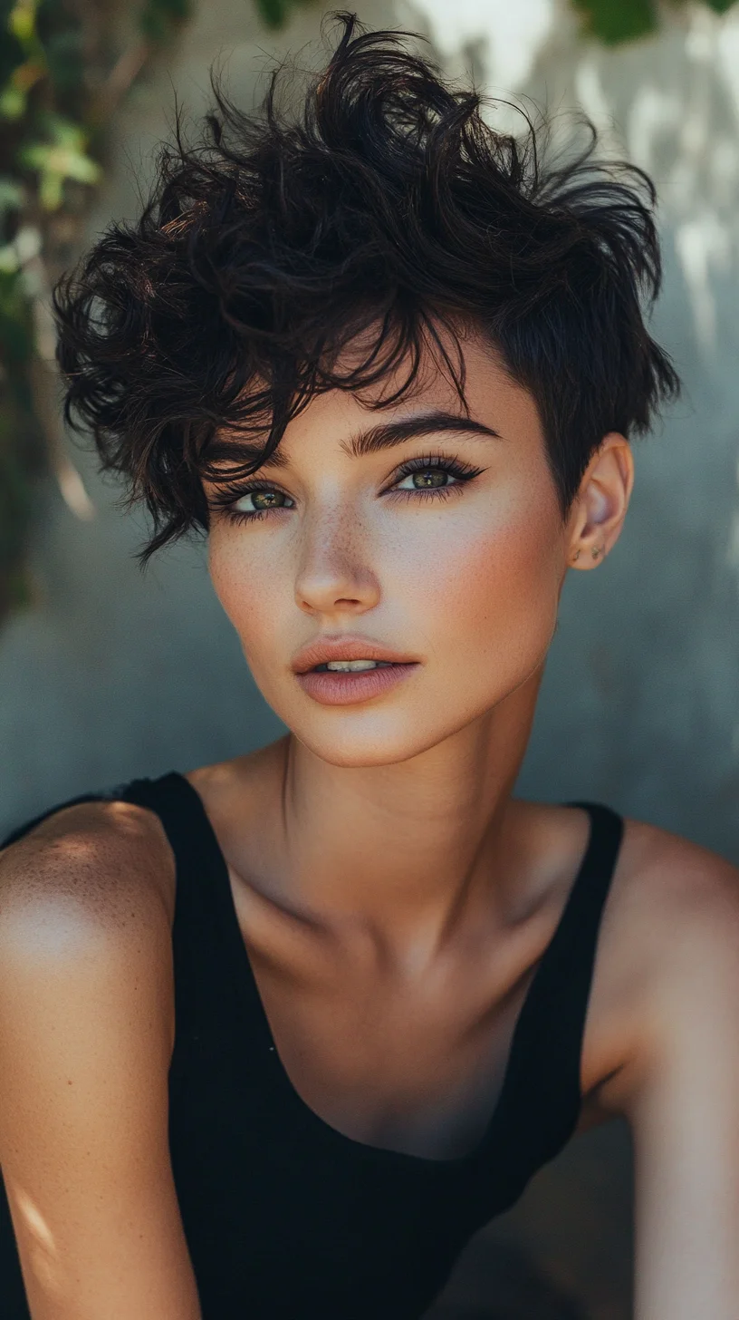 Effortlessly Chic: The Modern Textured Pixie Cut