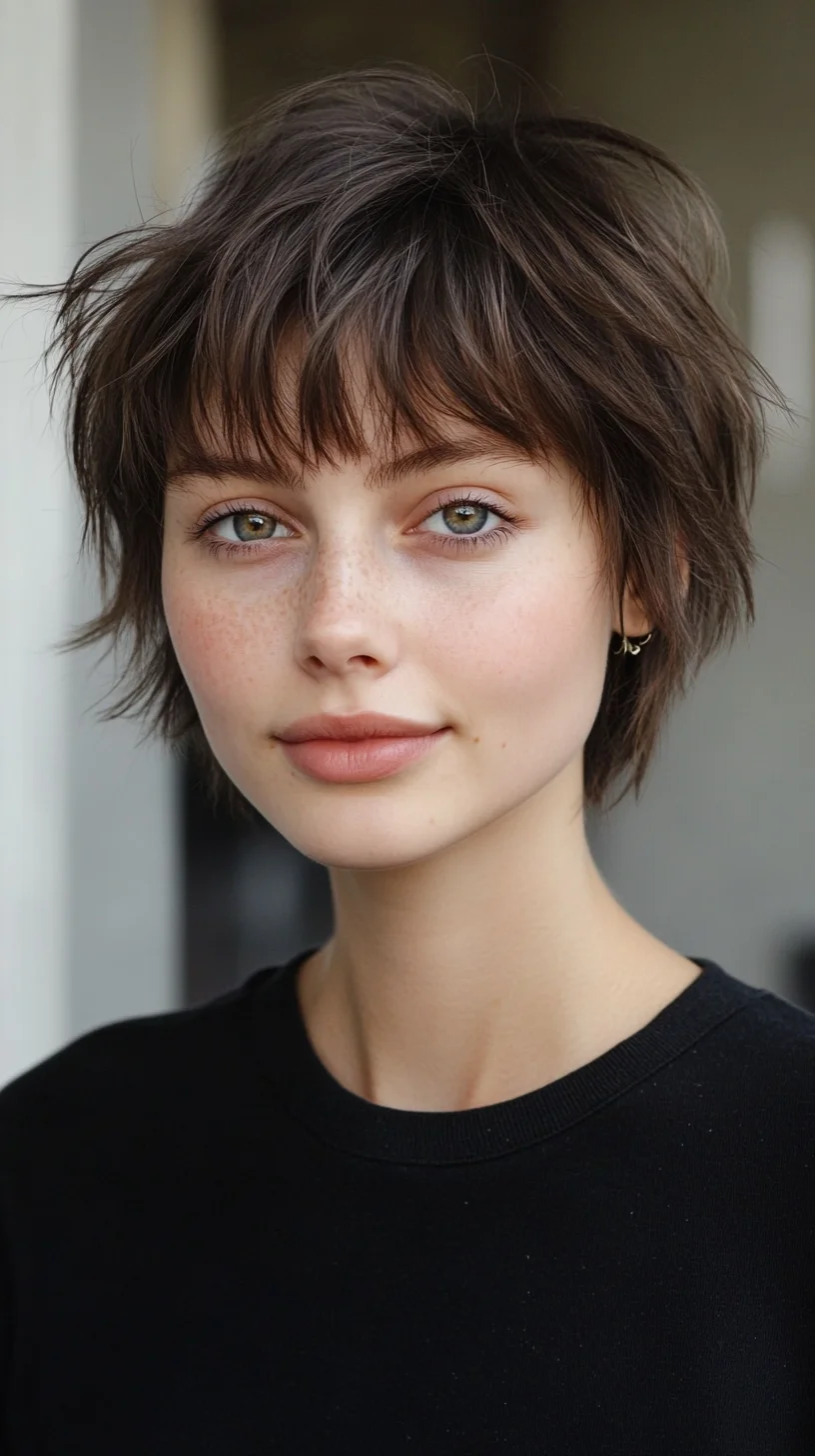 Effortlessly Chic: The Modern Textured Pixie Cut