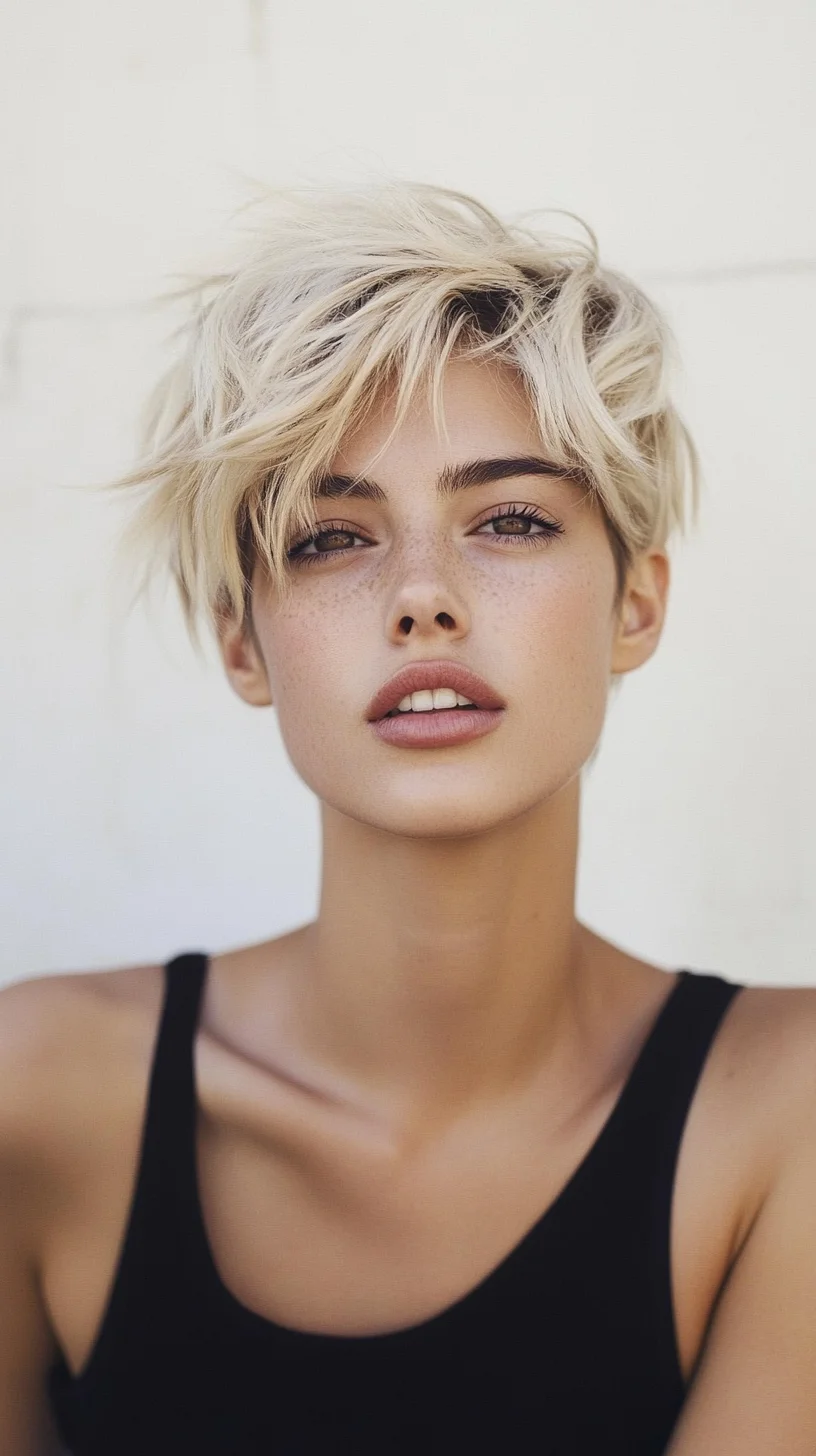 Effortlessly Chic: The Modern Textured Pixie Cut