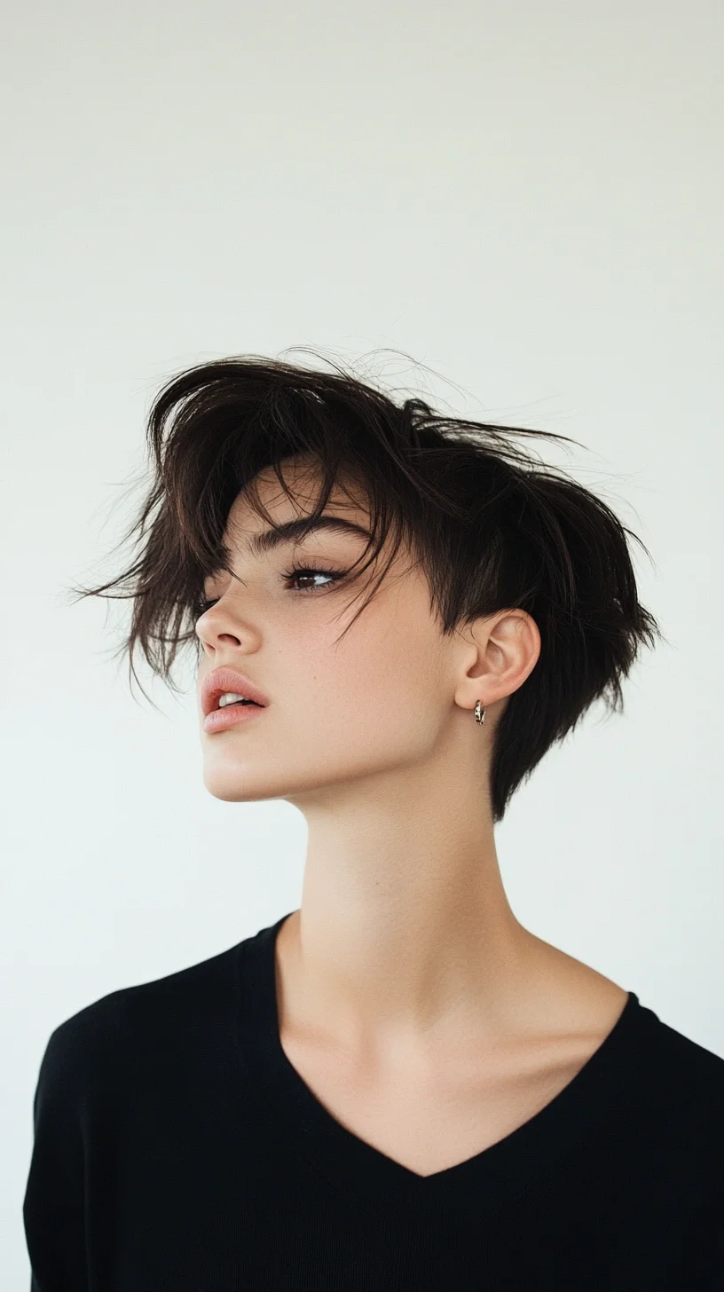 Effortlessly Chic: The Modern Textured Pixie Cut