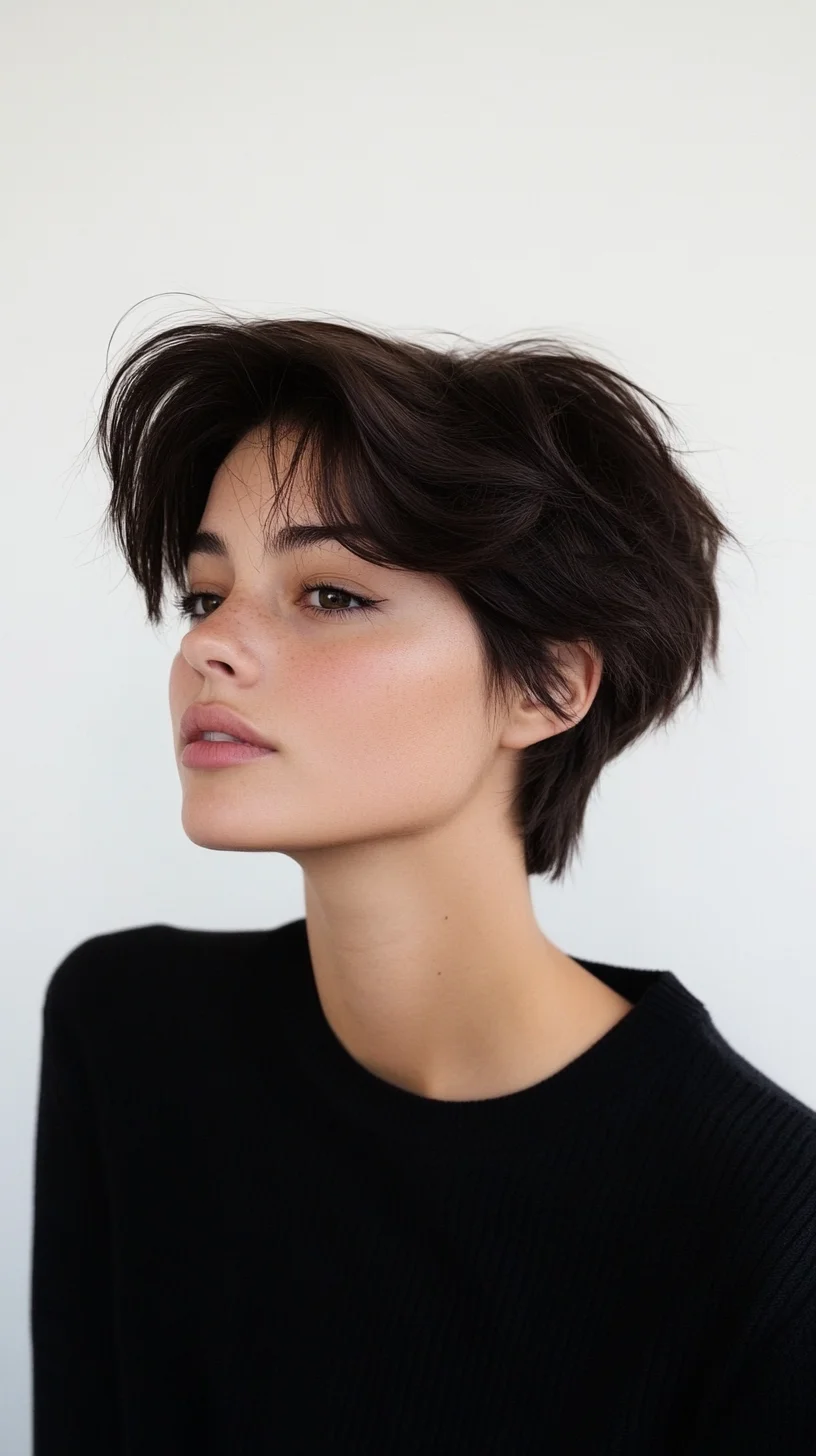 Effortlessly Chic: The Modern Textured Pixie Cut