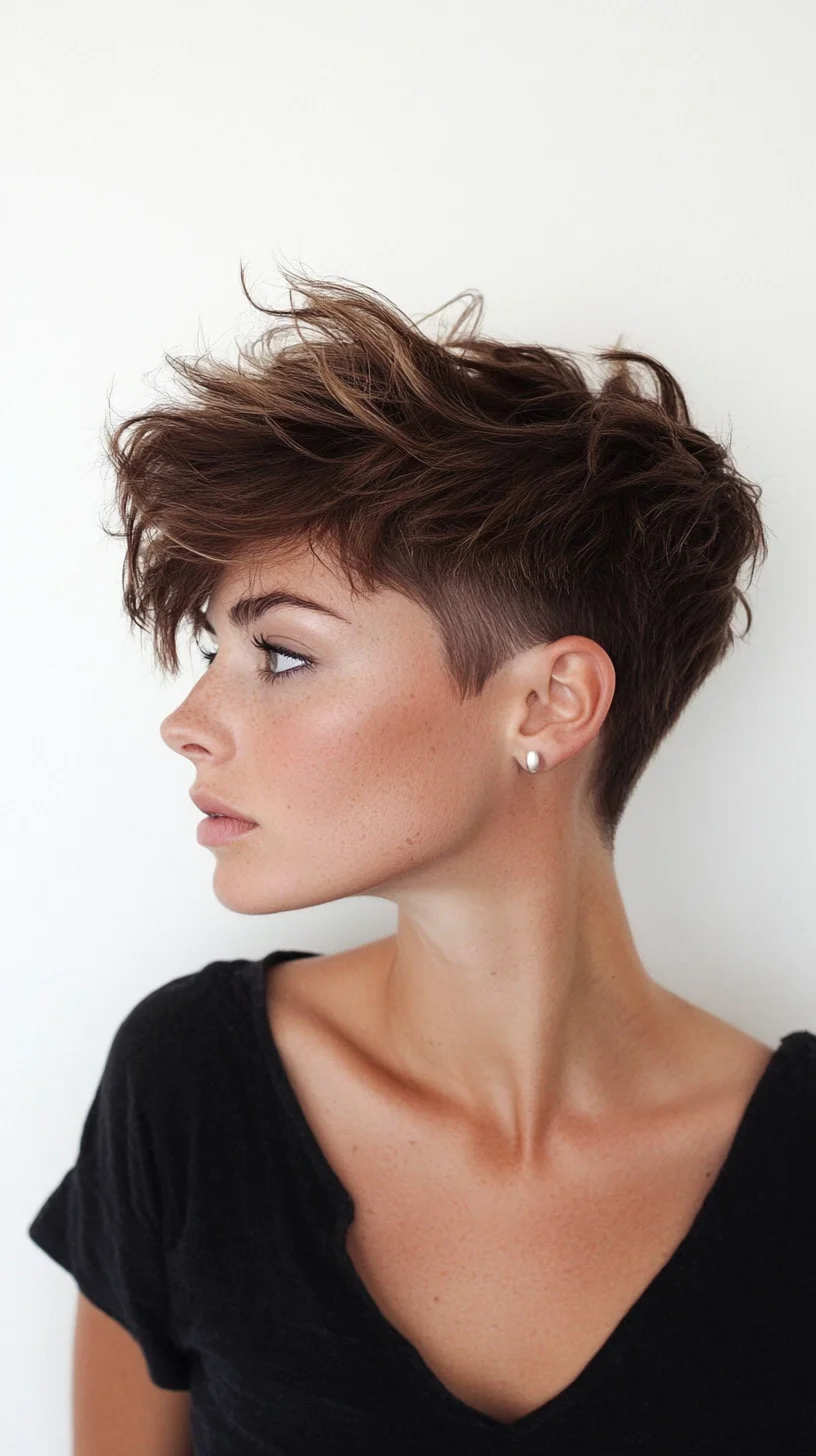 Effortlessly Chic: The Modern Textured Pixie Cut