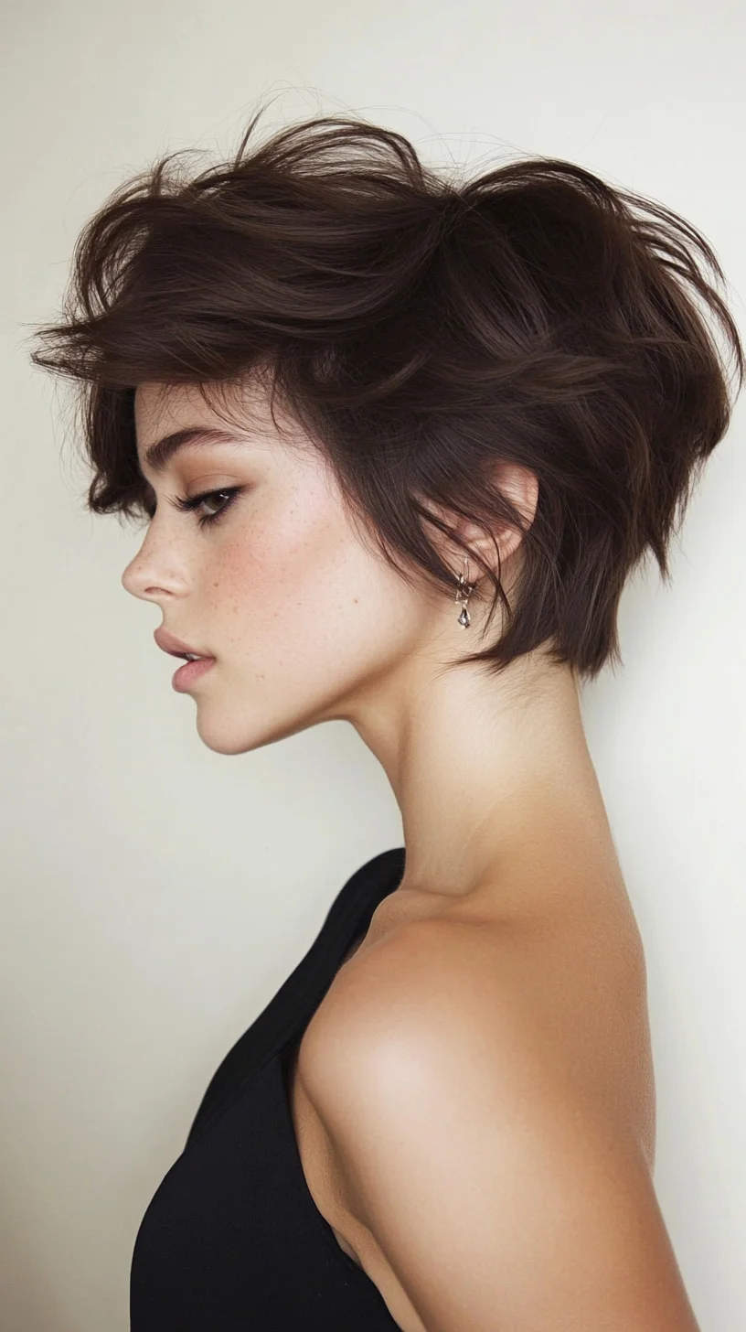 Effortlessly Chic: The Modern Textured Pixie Cut