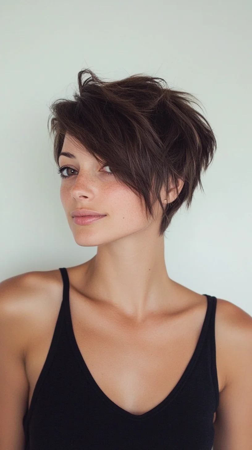 Effortlessly Chic: The Modern Textured Pixie Cut