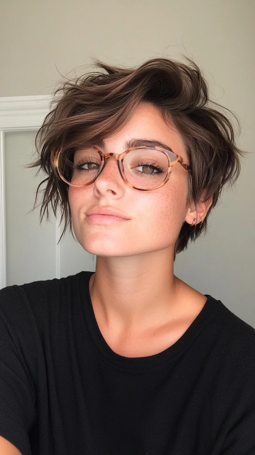 Effortlessly Chic: The Modern Textured Pixie Cut