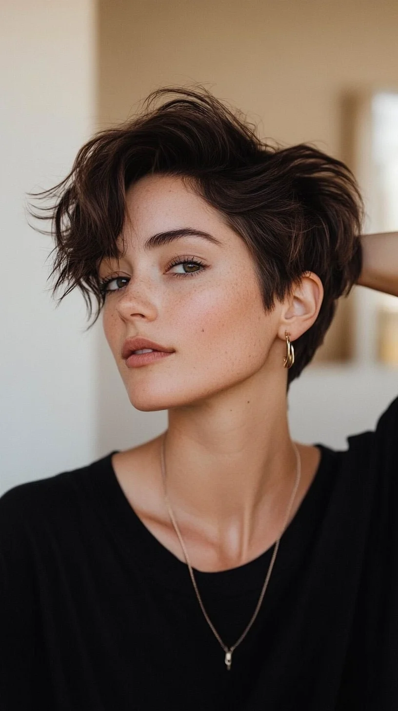 Effortlessly Chic: The Modern Textured Pixie Cut