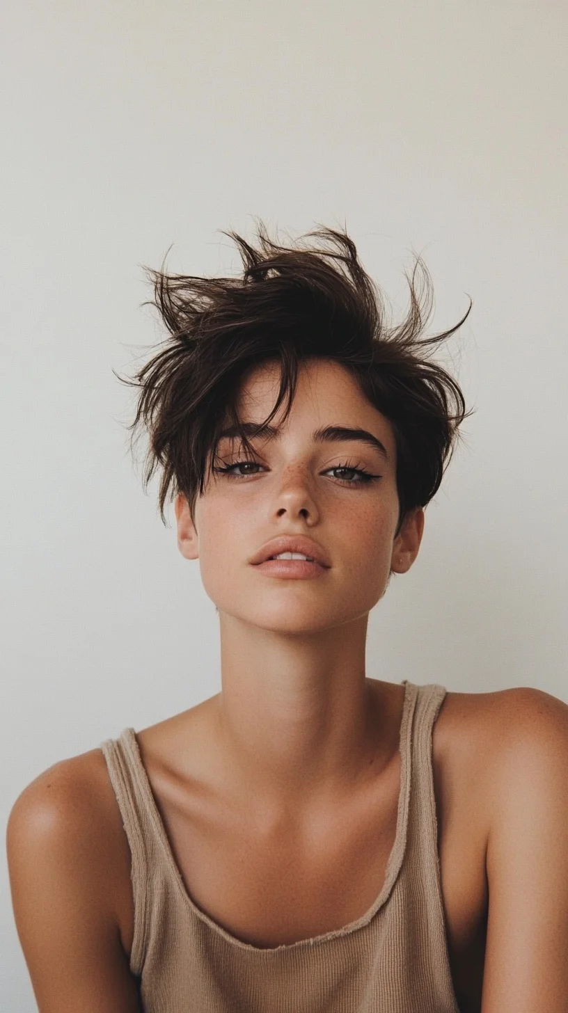 Effortlessly Chic: The Modern Textured Pixie Cut