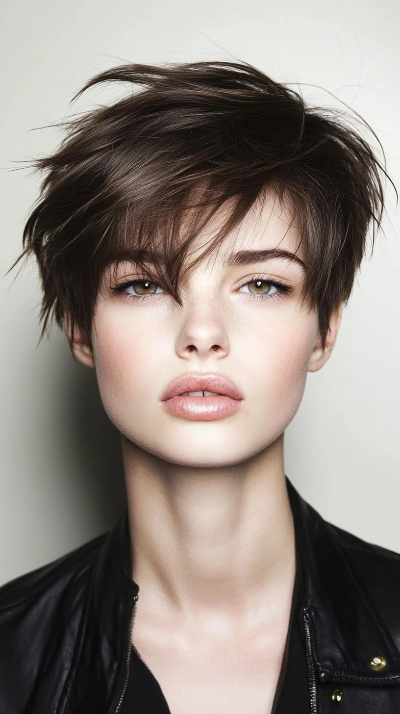 Effortlessly Chic: The Modern Textured Pixie Cut