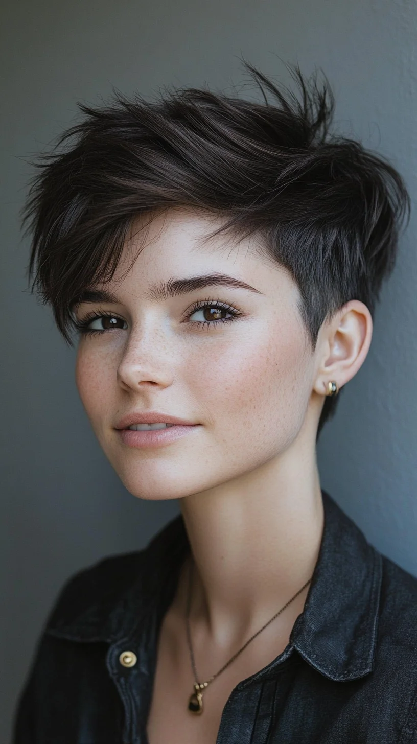 Effortlessly Chic: The Modern Textured Pixie Cut