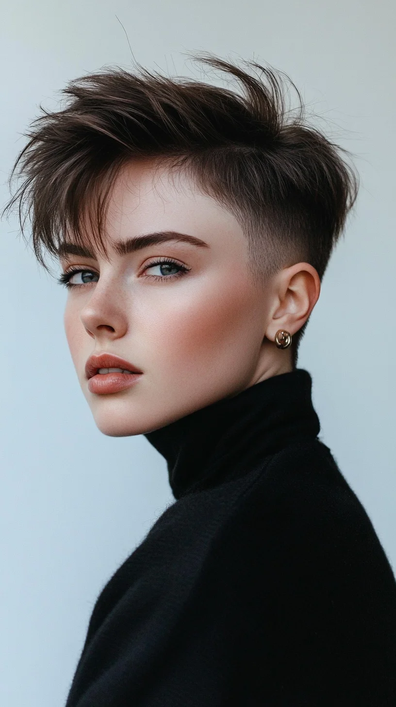 Effortlessly Chic: The Modern Textured Pixie Cut