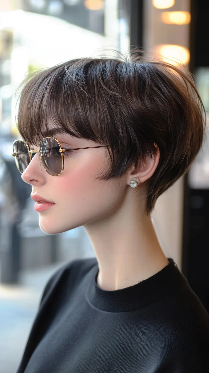 Effortlessly Chic: The Modern Textured Pixie Cut