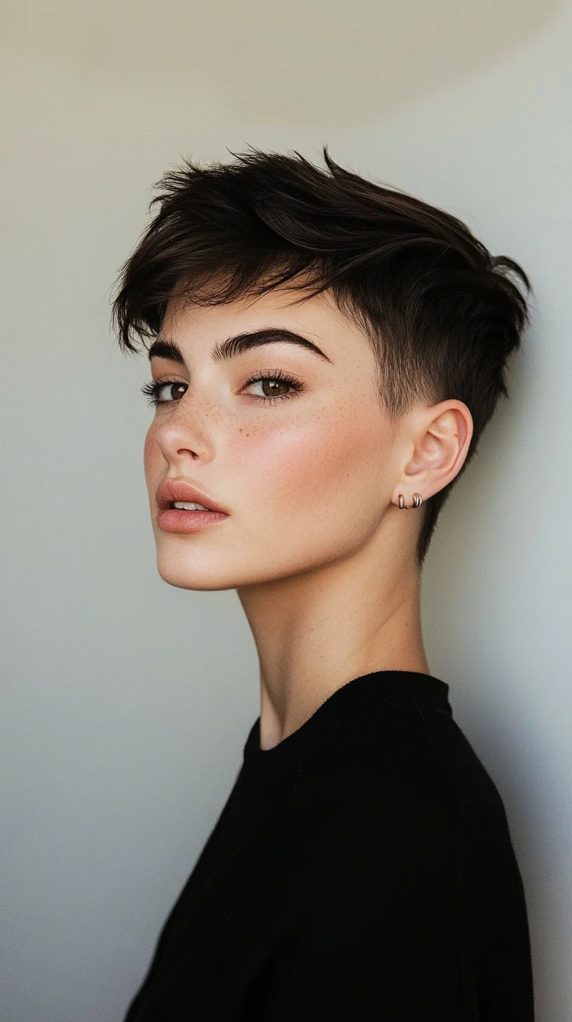 Effortlessly Chic: The Modern Textured Pixie Cut for a Bold Everyday Look