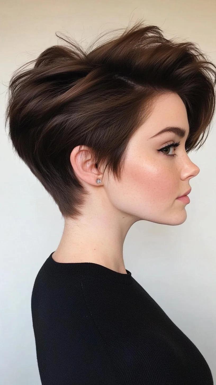 Effortlessly Chic: The Modern Textured Pixie Cut for a Bold Look