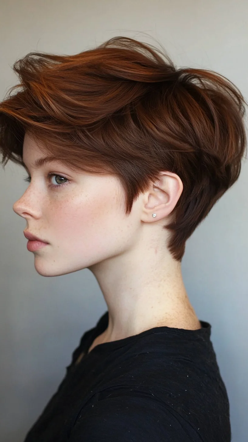 Effortlessly Chic: The Modern Textured Pixie Cut for a Bold Look