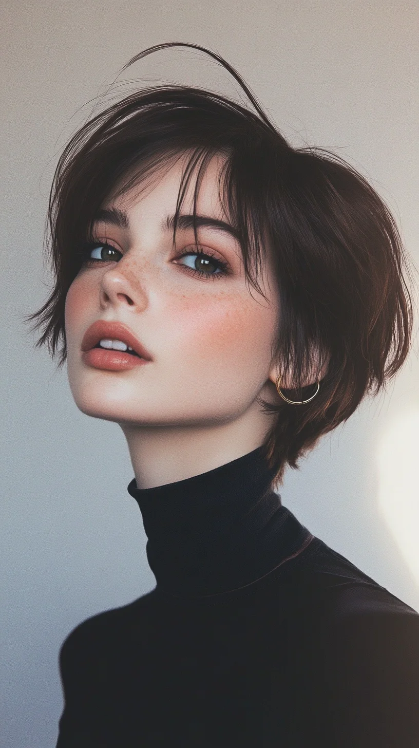 Effortlessly Chic: The Modern Textured Pixie Cut for a Fresh Look