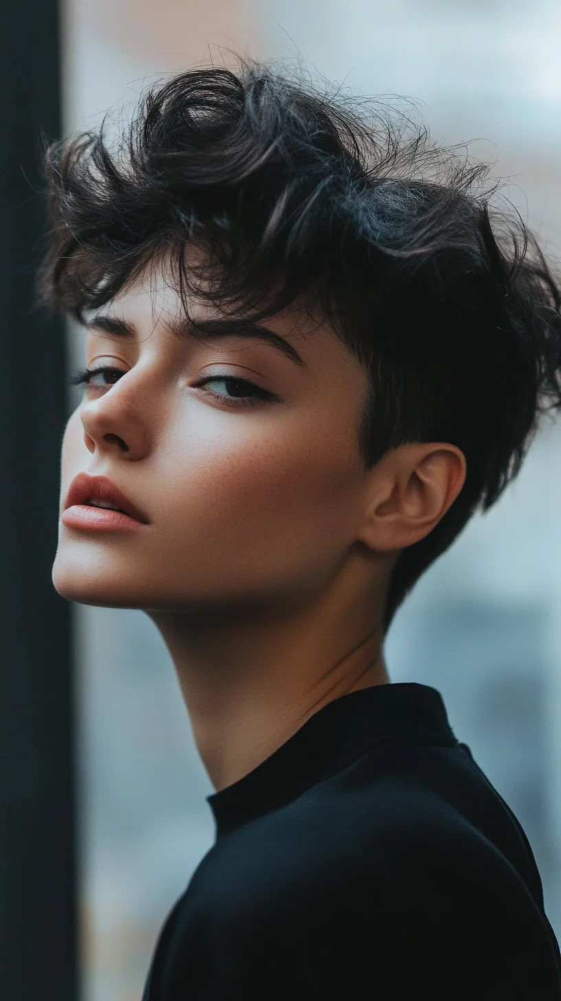 Effortlessly Chic: The Modern Textured Pixie Cut for Bold Personalities