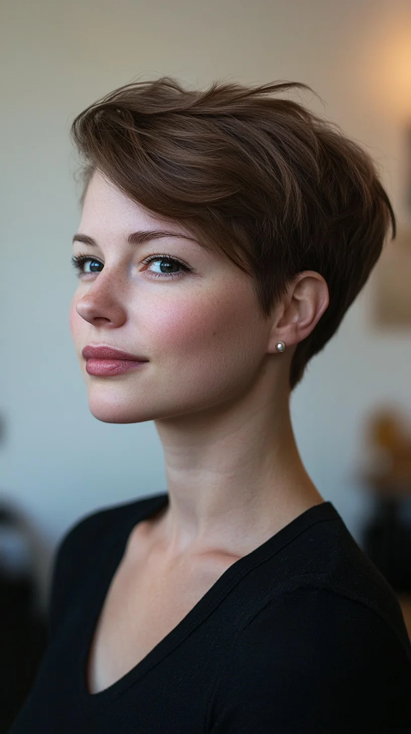 Effortlessly Chic: The Modern Textured Pixie Cut for Every Occasion